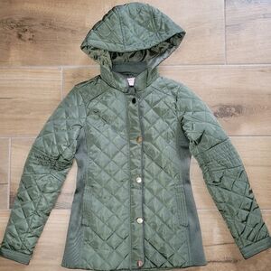 CI SONO Kids Quilted Green Jacket
